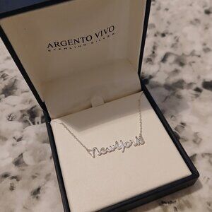 Argento Vivo Sterling Silver NEW YORK necklace